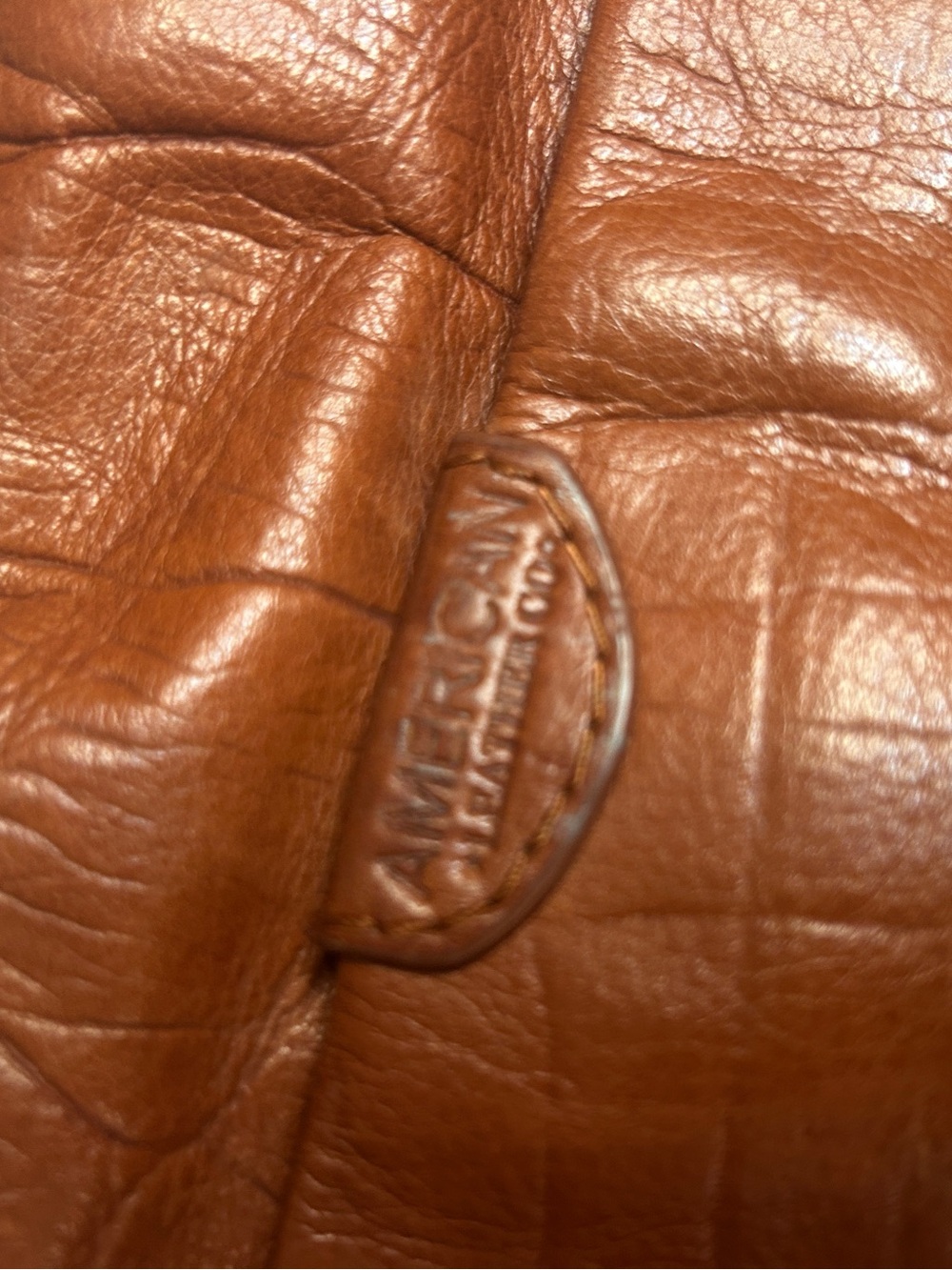 Classic Brown Leather Satchel Handbag - Picture 10 of 10